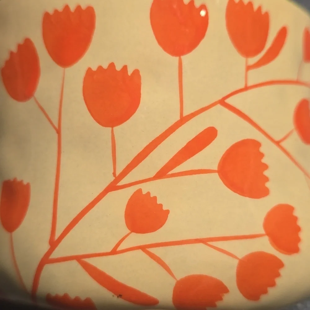 NEW Natalie Ferstendik x Anthropologie Floral Wildflower Bouquet Ceramic Candle